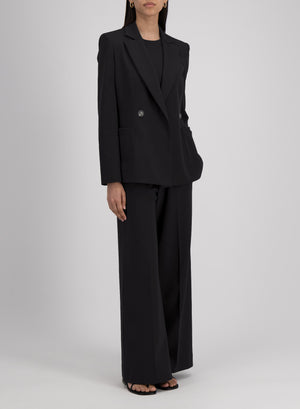 Blazer with shoulder pads techno viscose