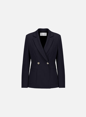 Blazer with shoulder pads techno viscose