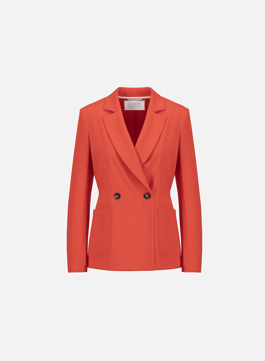 Blazer with shoulder pads techno viscose