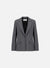 slouchy blazer techno viscose