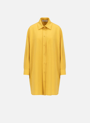 Oversized shirt dress coolmax seersucker