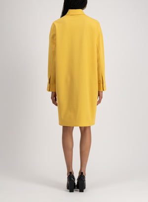 Oversized shirt dress coolmax seersucker