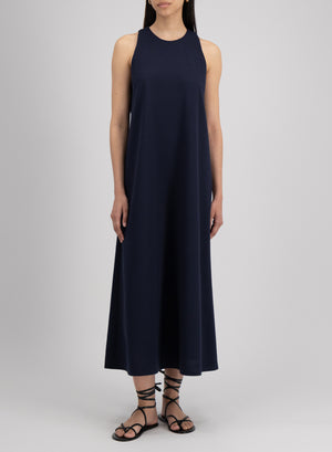 Halter neck dress coolmax seersucker