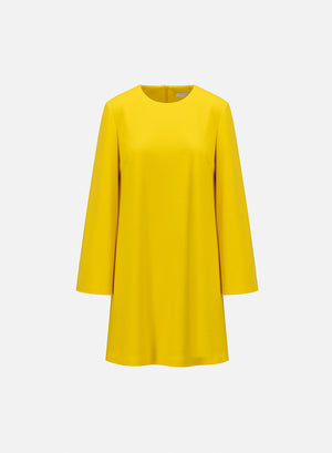 Bell sleeves dress superfine merino