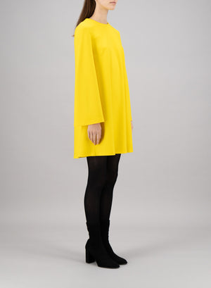 Bell sleeves dress superfine merino