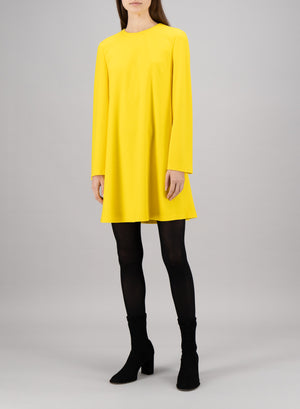 Bell sleeves dress superfine merino