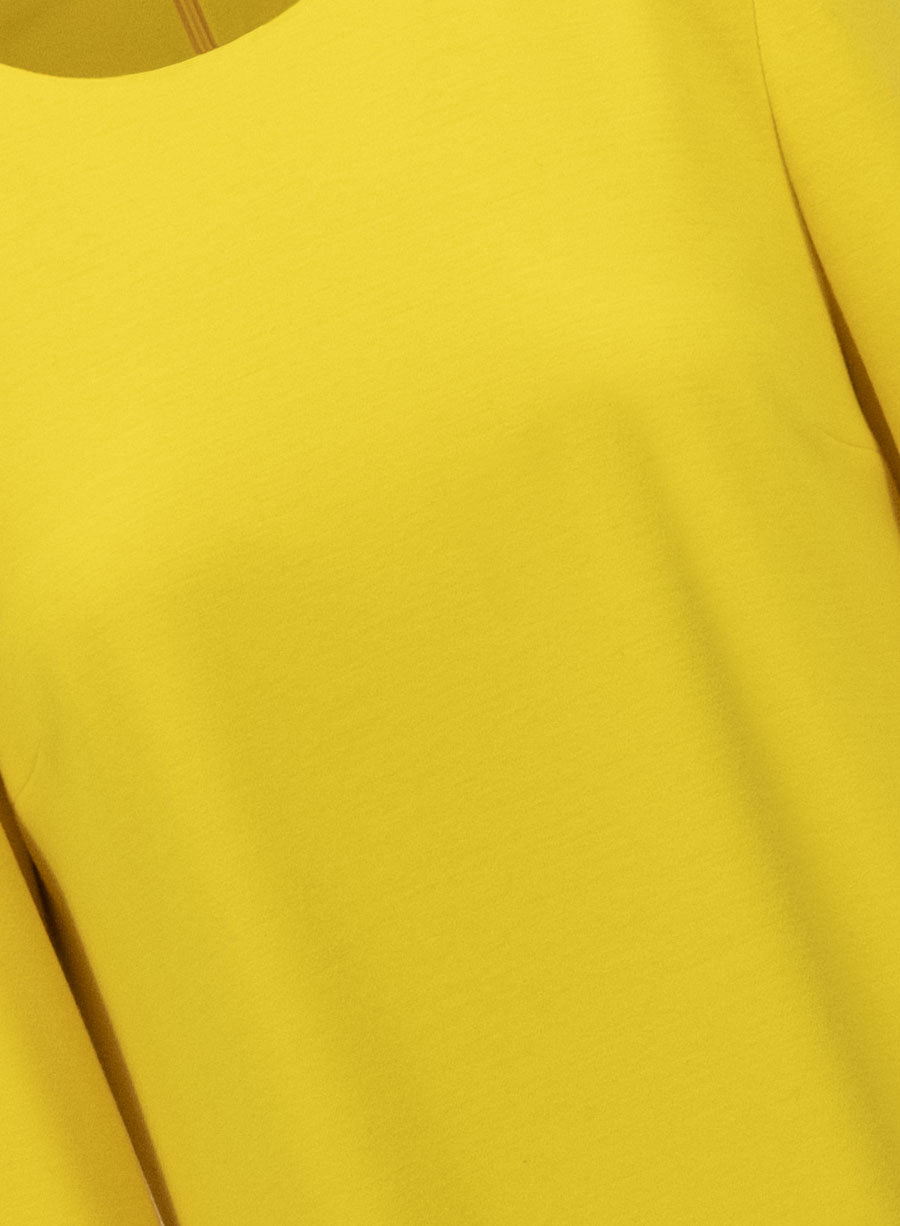 Bell sleeves dress superfine merino