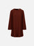 Bell sleeves dress superfine merino