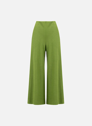 Flared trousers superfine merino