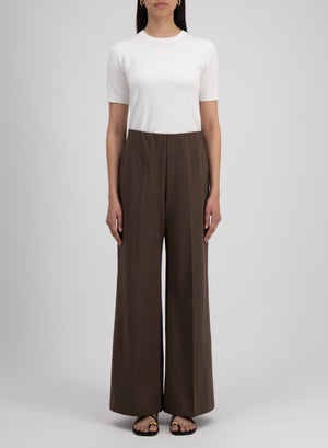 Flared trousers techno viscose