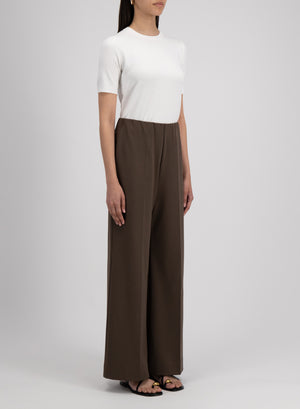 Flared trousers techno viscose