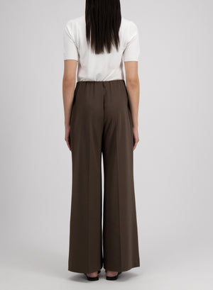 Flared trousers techno viscose