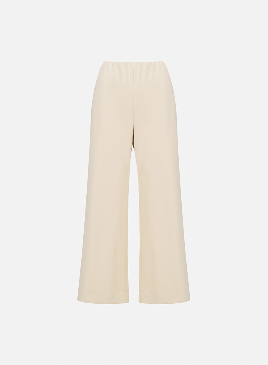 Flared trousers techno viscose