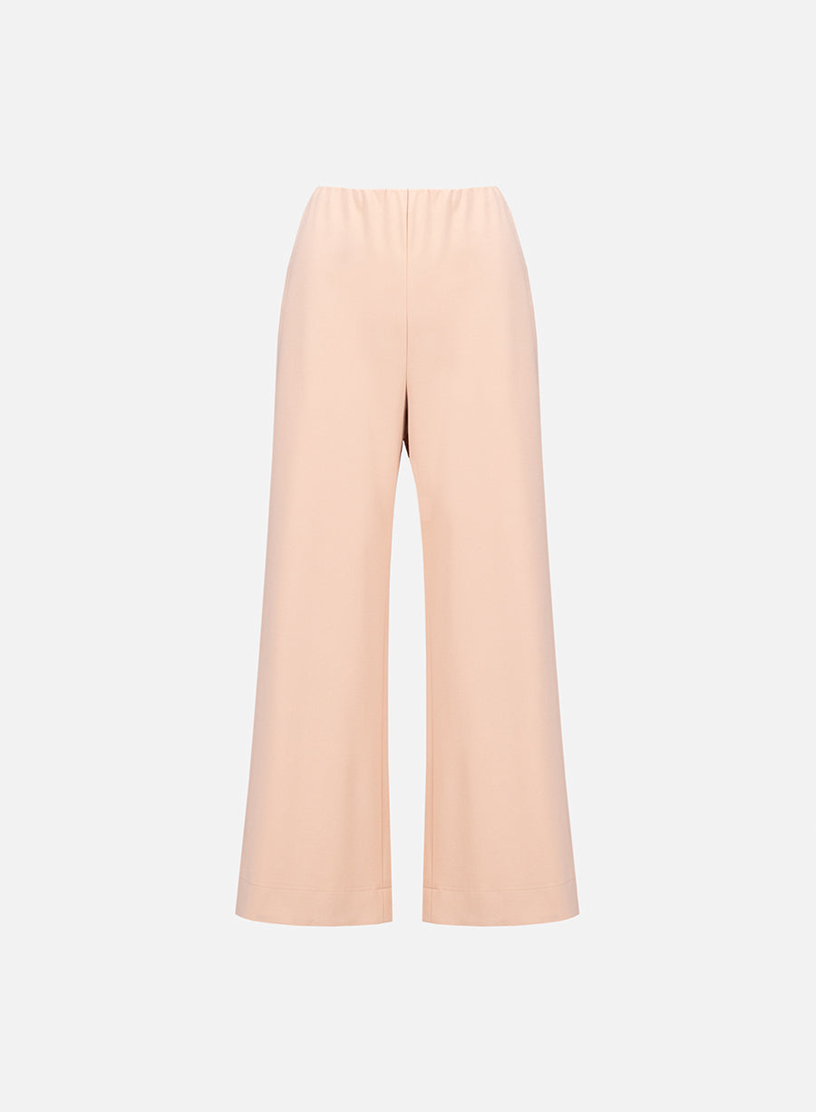 Flared trousers techno viscose