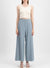 Wide-leg cropped trousers in techno viscose