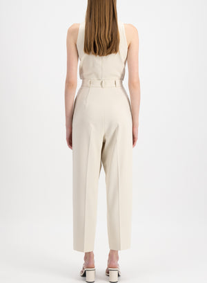 Pleated trousers in techno viscose