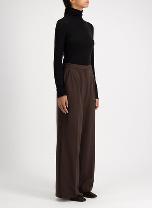 Palazzo trousers viscose flannel