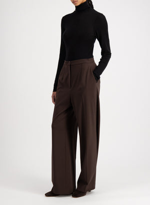 Palazzo trousers viscose flannel