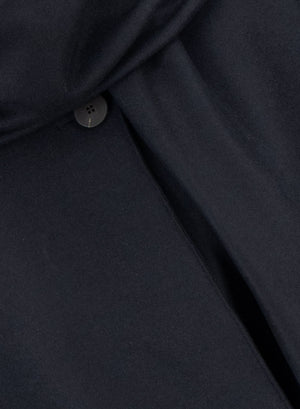 Scarf coat in cashmere blend