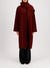 Scarf coat cashmere blend