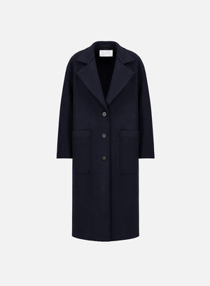 Greatcoat in boiled wool