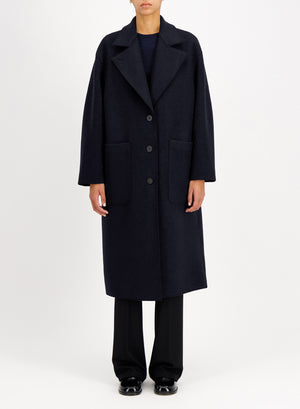 Greatcoat in boiled wool