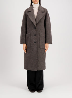 Greatcoat in boiled wool