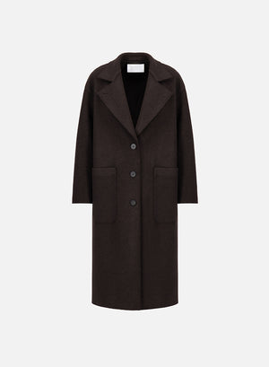 Greatcoat in boiled wool