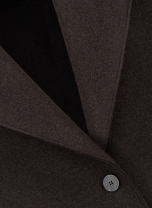 Greatcoat in boiled wool