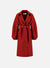Puff sleeves coat pressed wool