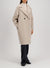 Dropped shoulder coat bouclé