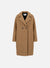 Dropped shoulder coat bouclé
