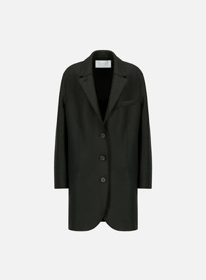 Boyfriend coat in pressed wool