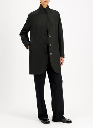 Boyfriend coat in pressed wool