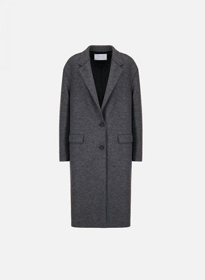 Chester coat in pressed wool