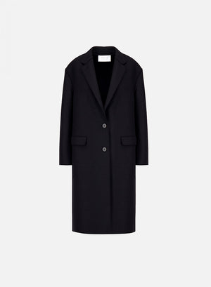 Chester coat in pressed wool