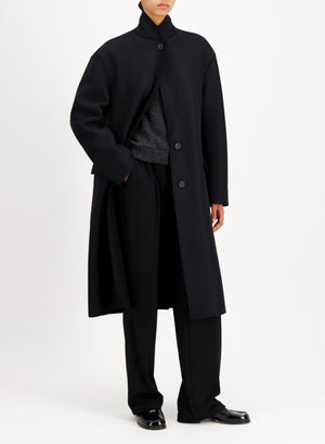 Chester coat in pressed wool