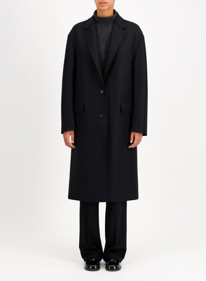 Chester coat in pressed wool
