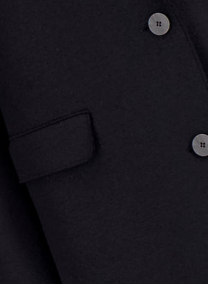Chester coat in pressed wool