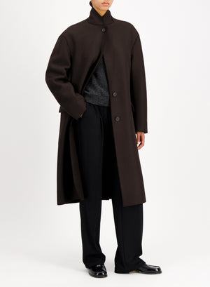 Chester coat in pressed wool