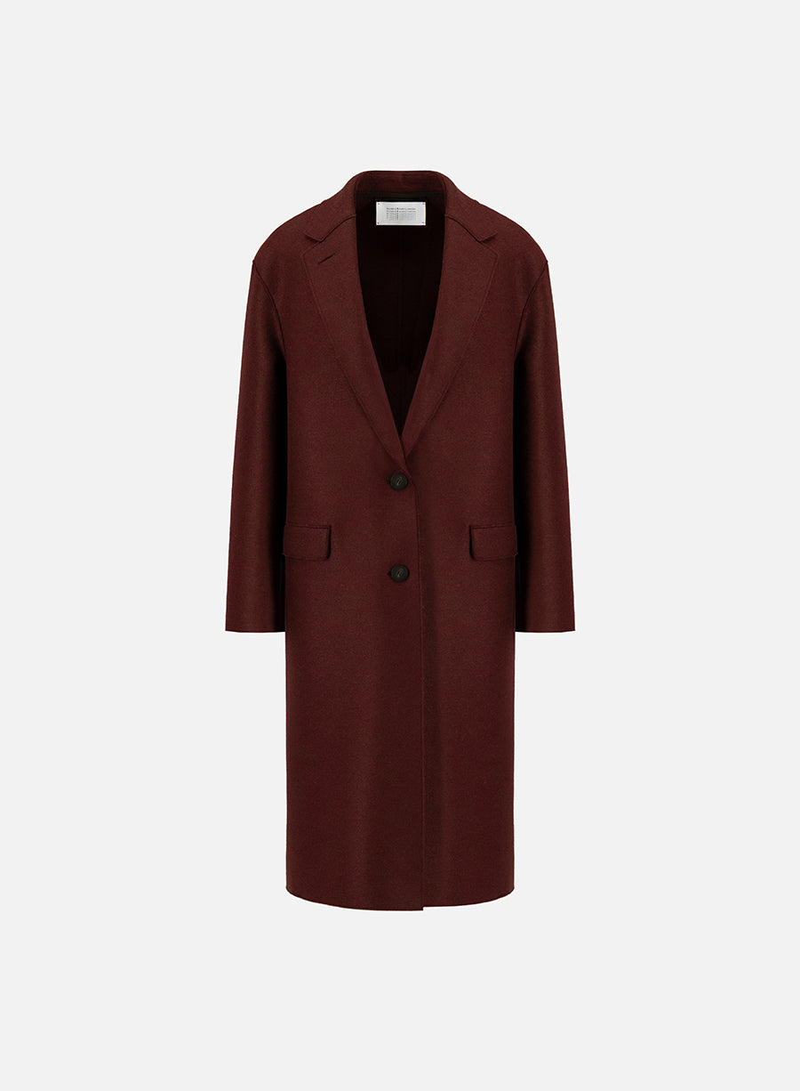 Chester coat in pressed wool - Harris Wharf London .com
