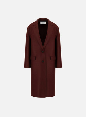 Chester coat in pressed wool