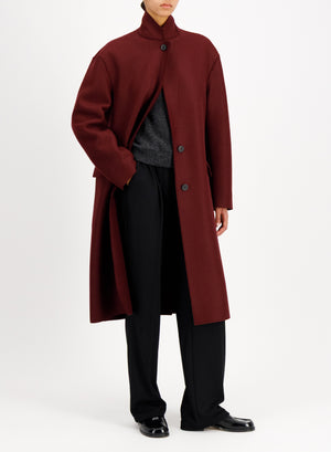 Chester coat in pressed wool