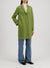 Cocoon coat pressed wool