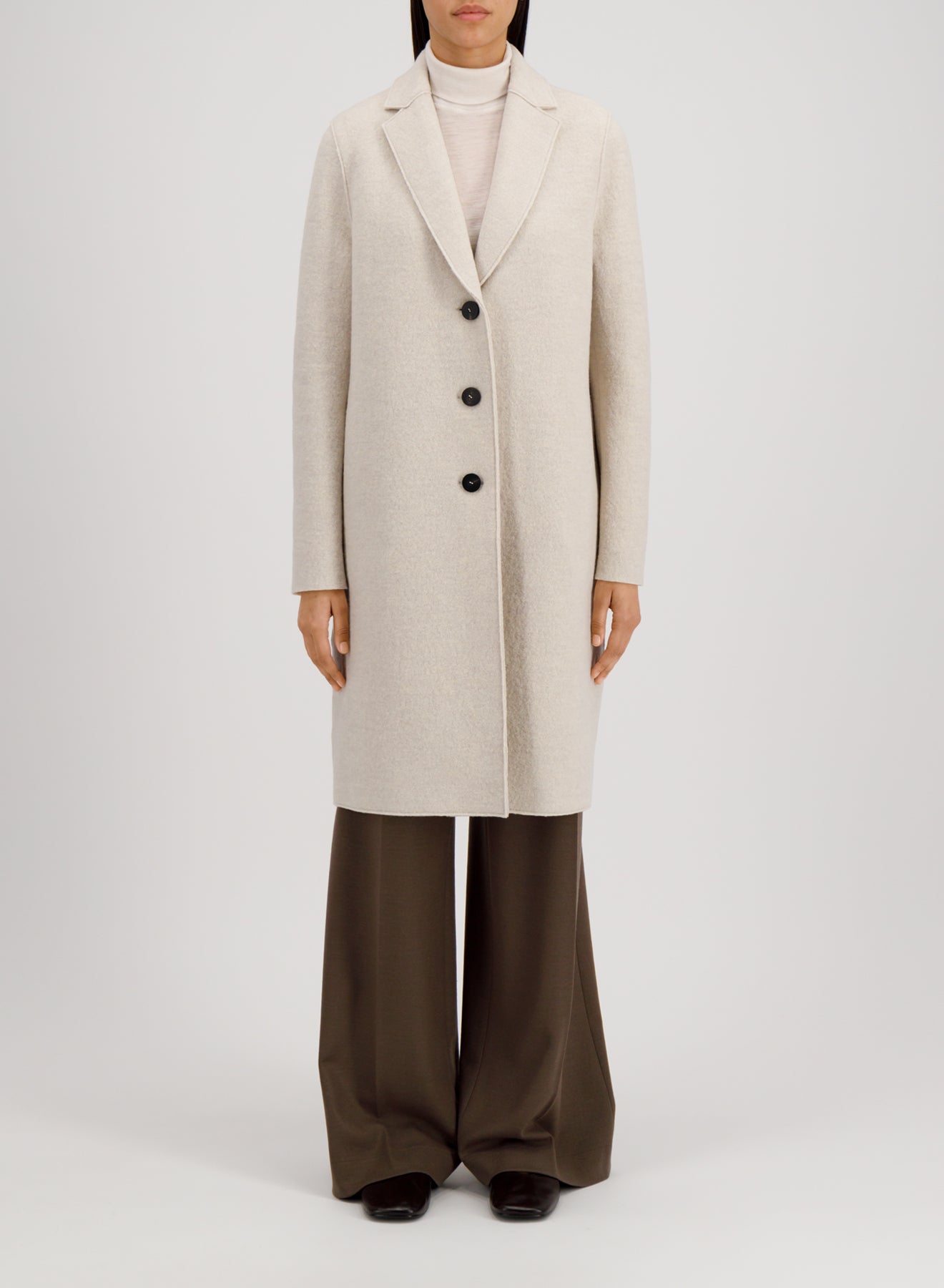 Overcoat boiled wool