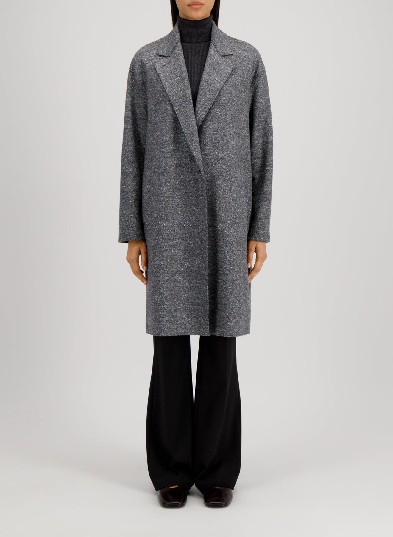 Oversized coat donegal