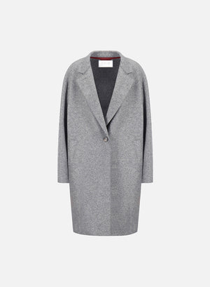 Oversized coat in cashmere blend