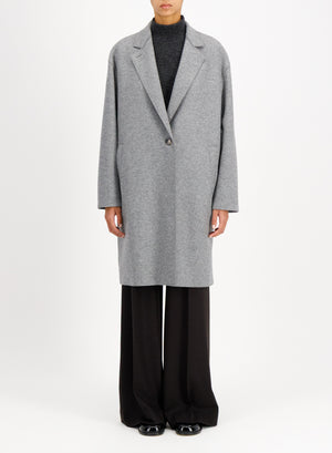 Oversized coat in cashmere blend