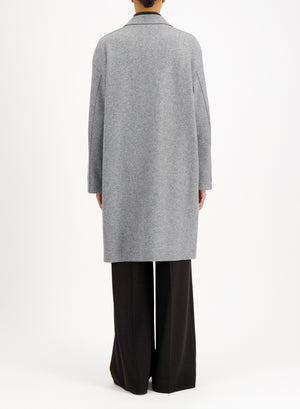 Oversized coat in cashmere blend