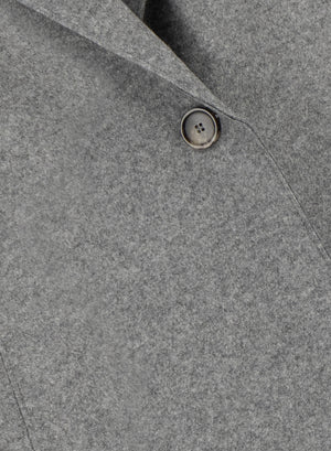 Oversized coat in cashmere blend
